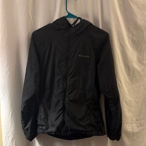 Columbia Women’s Black Windbreaker Jacket **fleece lined